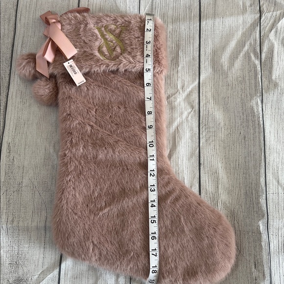 Victoria’s Secret Pink Faux Fur Christmas Stocking - Picture 6 of 7